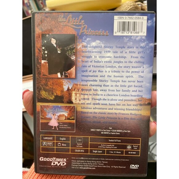 The Little Princess DVD Movie Shirley Temple Cesar Romero - Picture 2 of 2